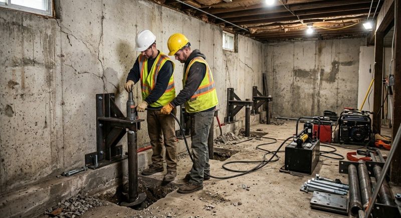Basement Stabilization in Nassau County, FL