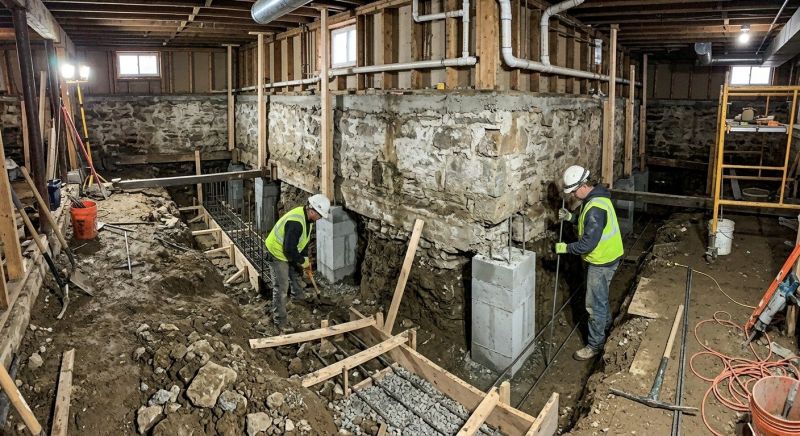 Basement Underpinning in Nassau County, FL