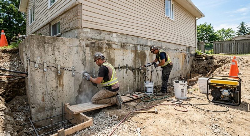 Concrete Foundation Repair in Woodbine, GA