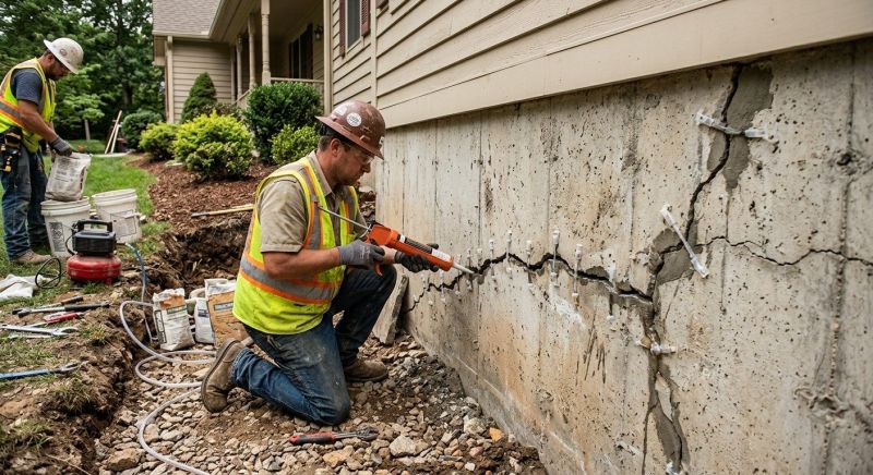 Cracked Foundation Repair in Jacksonville Beach, FL
