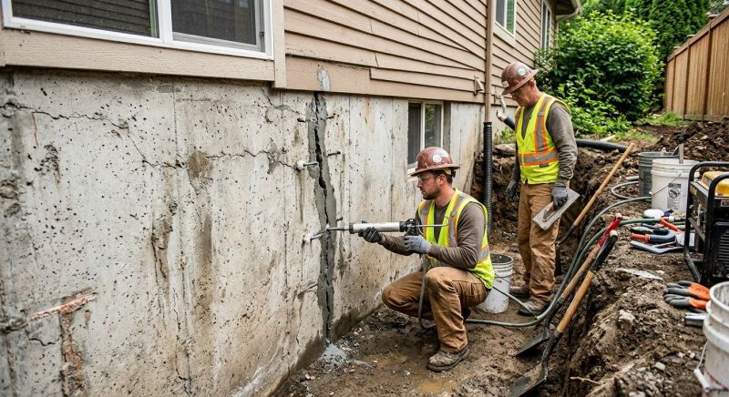 Cracked Foundation Repair in Kingsland, GA