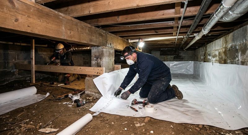 Crawl Space Leveling in Nassau County, FL