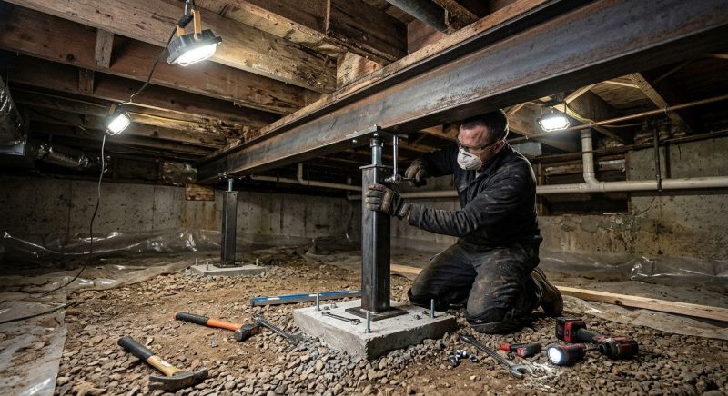 Crawlspace Structural Repair in Nassau County, FL