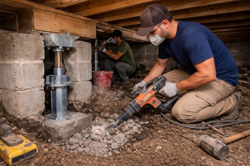 Foundation Pier Repair in Nassau County, FL