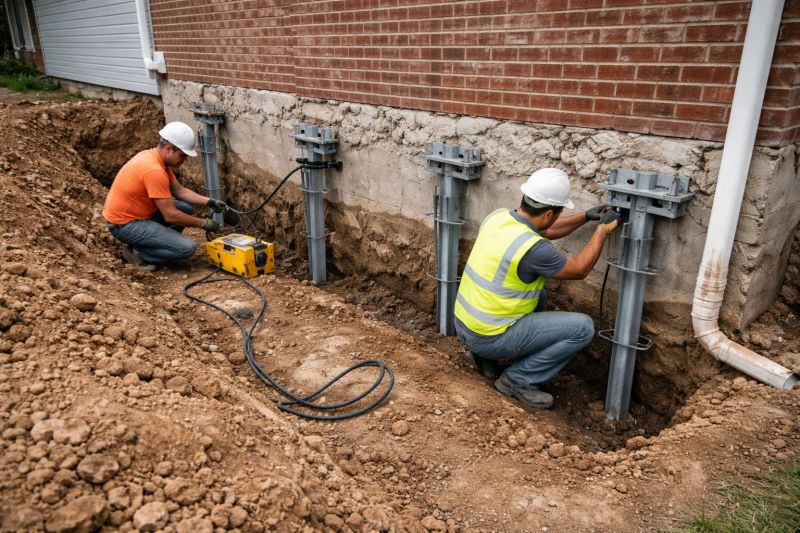 Helical Piers Installation in Nassau County, FL