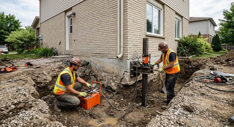 Sinking Foundation Lifting in Nassau County, FL
