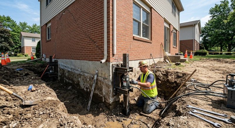 Sinking Foundation Repair in Nassau County, FL
