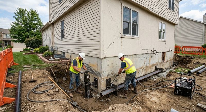 Sinking Foundation Repair in Saint Marys, GA