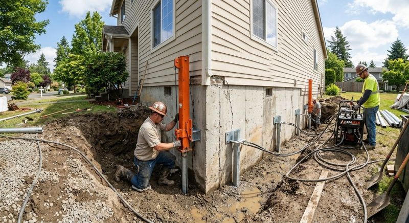 Sinking Foundation Repair in Saint Marys, GA