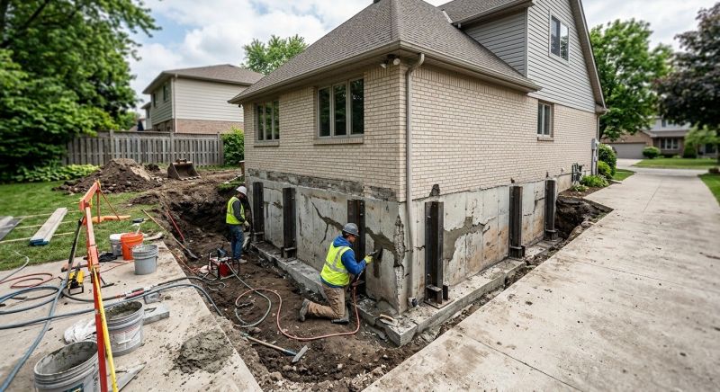 Sinking Foundation Repair in Woodbine, GA